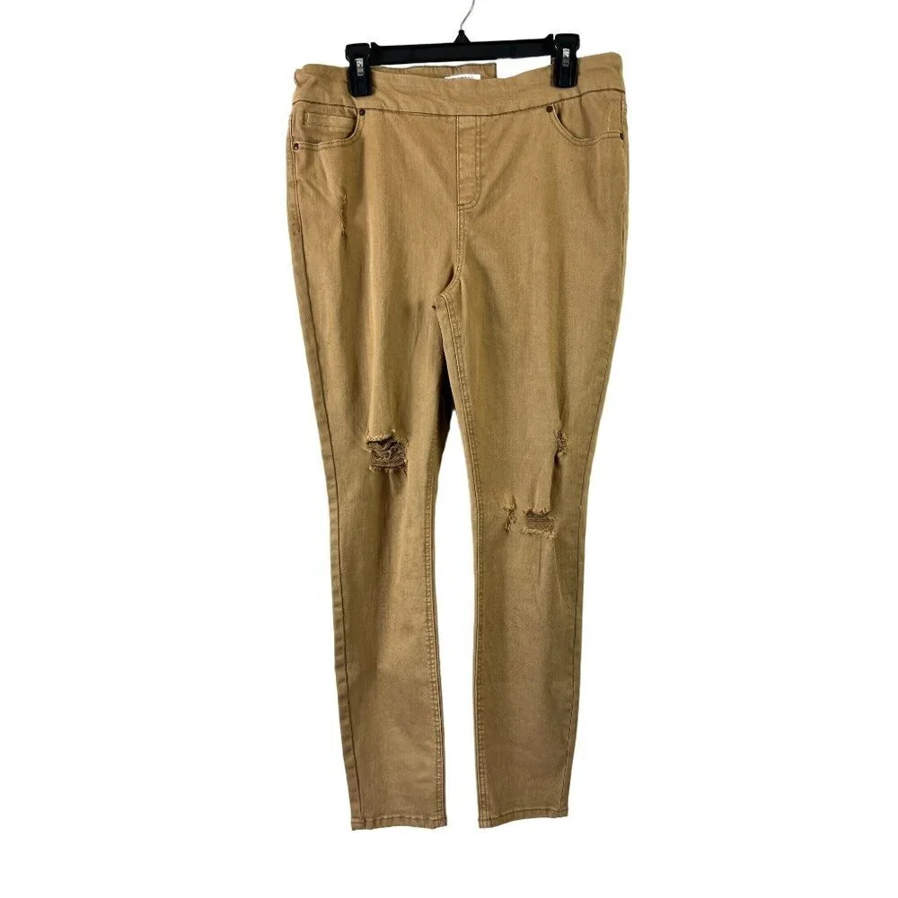 Westbound Women's Light Brown High Rise Skinny Jeans